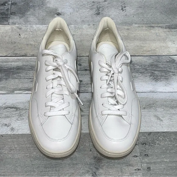 VEJA V-12 Classic Court Low-Top Women’s Sneakers - White - Sz - 10 .US / 41 .EU